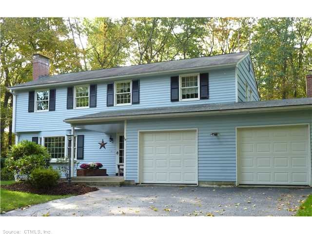 Exterior Front. Set back on a private cul de sac t