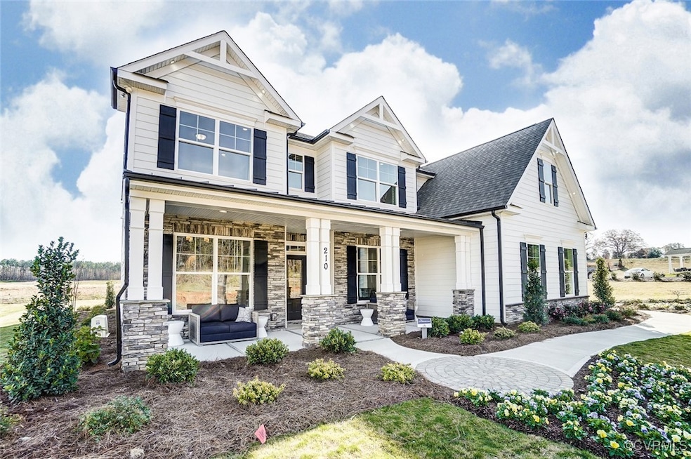 The Charleston is a two-story home featuring 5 bed