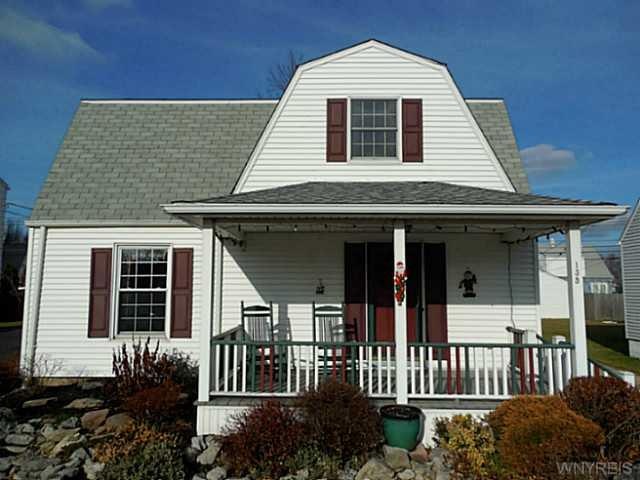Exterior Front. TONS of LOW maintenance landscapin
