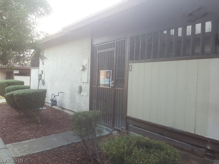 front of unit. Security entrance