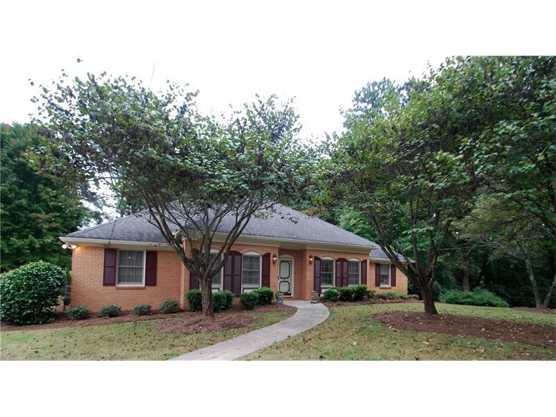 Front exterior of home, as seen from driveway.