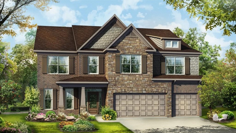 Color Rendering of Plan & Elevation.