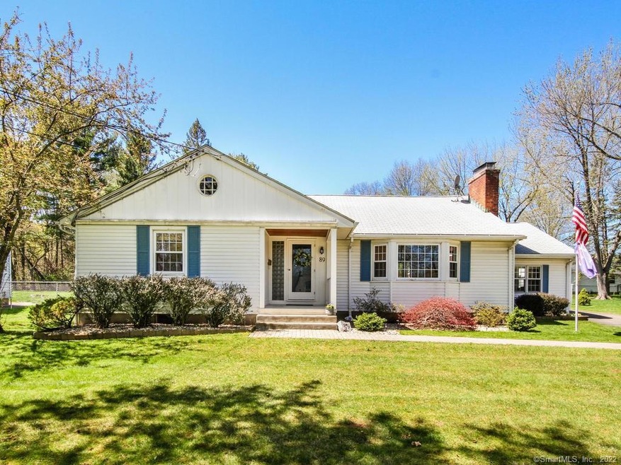 89 Charter Road, ranch style home on a half acre o