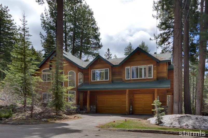 An attractive exterior with easy maintenance lands