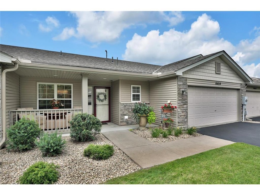 Home w/ large setback and sidewalk!