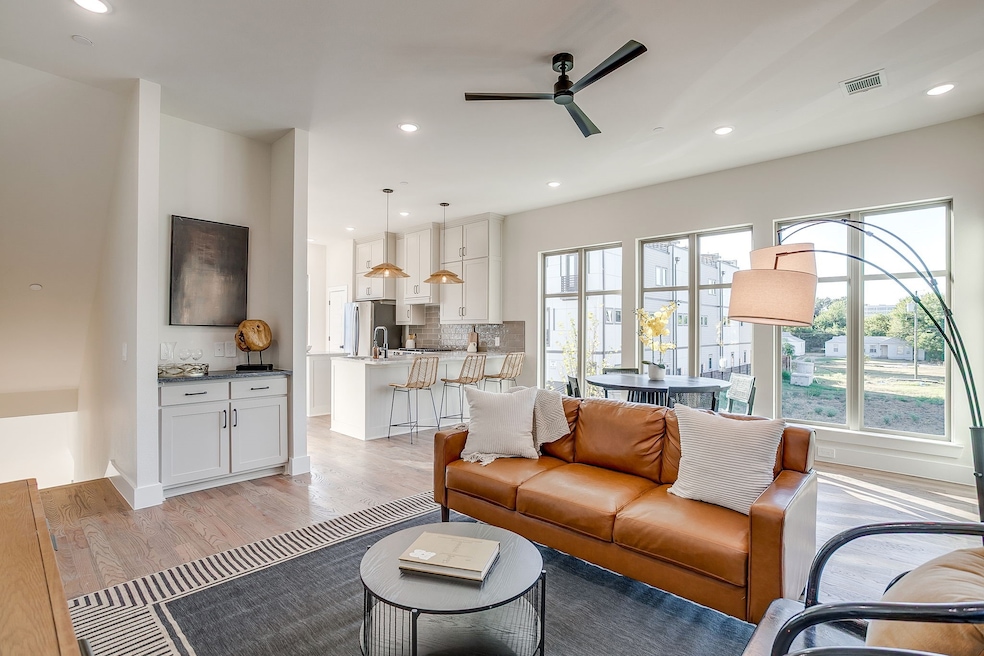 Luxury meets functionality with 10-foot ceilings and open-concept living at Linwood Quarter.