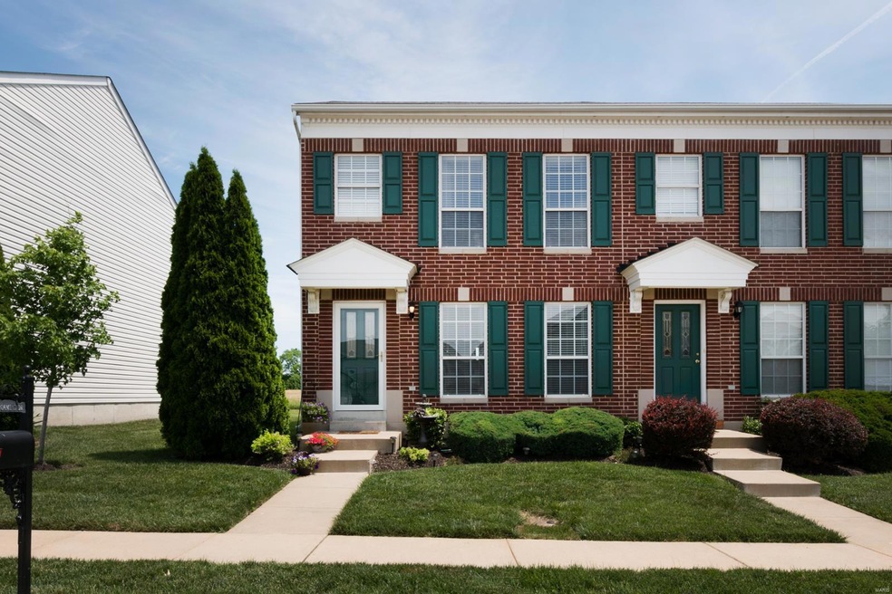 Gorgeous brick front elevation and an end unit!  N
