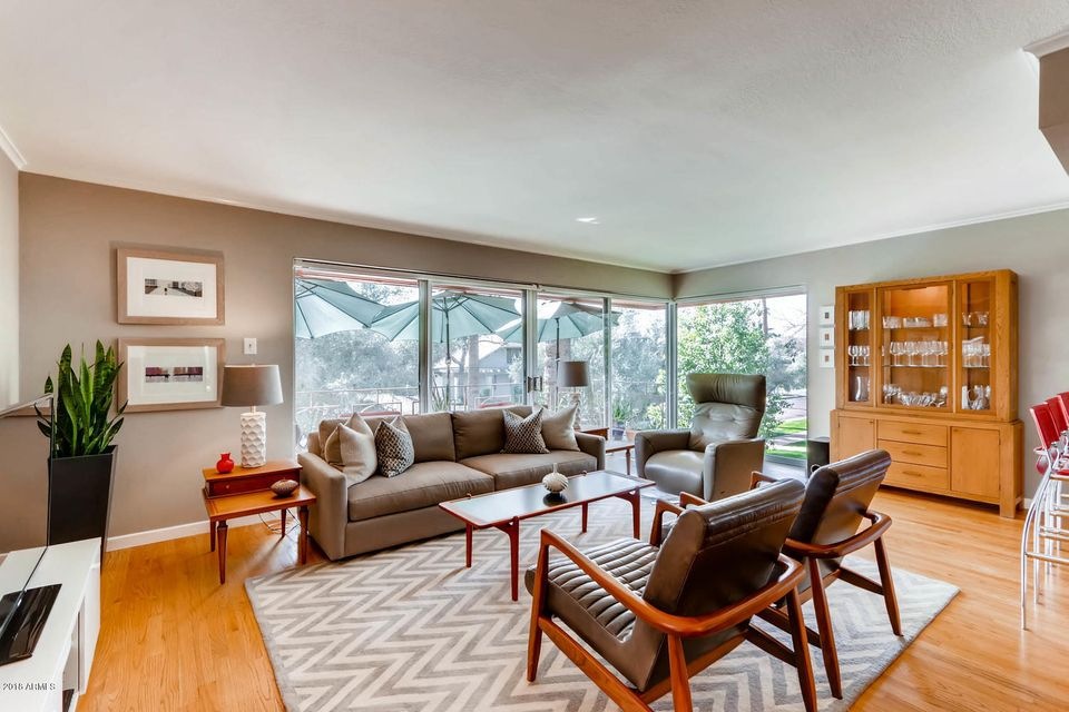 Large great room with loads of glass!