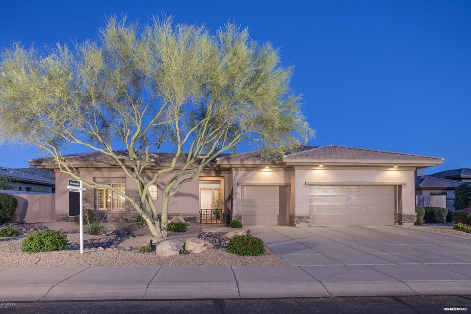 FRONT OF HOME AT TWILIGHT