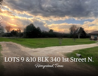LOTS 9 &10 BLK 340 E 1st St, Hempstead, TX 77445