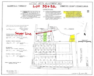 0 Lot 35 & 32 Shelley Ln Unit 179960, Canadohta Lake, PA 16438
