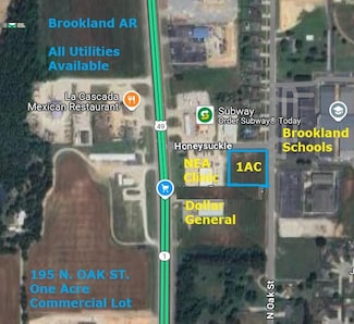 195 N Oak St, Brookland, AR 72417