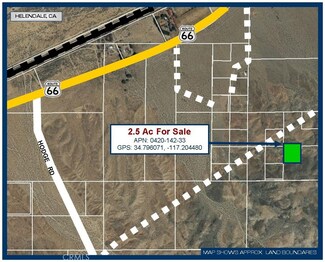 0 2 5 Ac Near Hodge Rd Unit HD22140275, Barstow, CA 92311