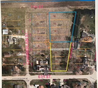Lots 9-12 & 13-16 6th St, Gilman, IL 60938