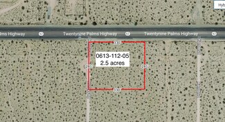 2.5 Acres On Hwy 62 Near Hendy's Rd, 29 Palms, CA 92277
