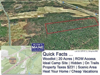 Lot 22 Off Us Rt 2 Hwy, Smyrna, ME 04780