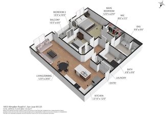 1853 Almaden Rd Unit 210, San Jose, CA 95125