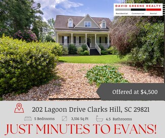 202 Lagoon Dr, Clarks Hill, SC 29821