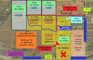 40 Acre Near Ironwood Rd, Cochise, AZ 85606