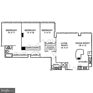 1815 John F. Kennedy Blvd Unit 3B-1010, Philadelphia, PA 19103