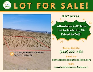 0 Lilac Rd Unit 23325823, Adelanto, CA 92301