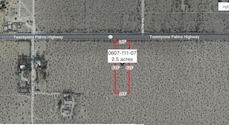 2.5 Acres On Hwy 62 Near Sunkist Hwy, Joshua Tree, CA 92252