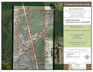 0 Bounds Rd, Hineston, LA 71438