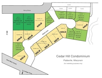 Lots 1 and 2 Perry Dr, Platteville, WI 53818
