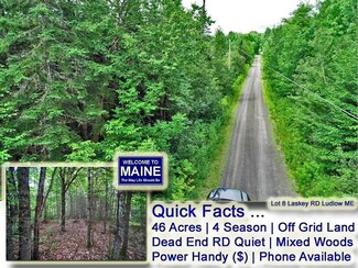 Lot 8 Laskey Rd, Ludlow, ME 04730