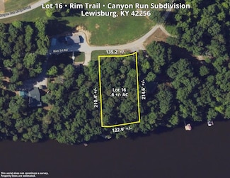 Lot 16 Rim Trail Rd Unit Lot 16 Canyon Run, Lewisburg, KY 42256