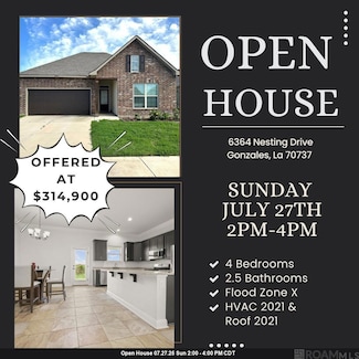 6364 Nesting Dr, Gonzales, LA 70737