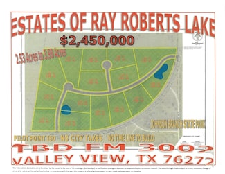 TBD Fm 3002, Valley View, TX 76272