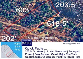 97 Gardner Point Rd, Mount Chase, ME 04765