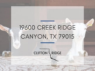 19600 Creek Ridge, Canyon, TX 79015