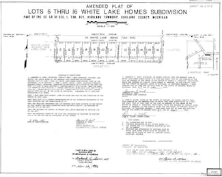 N/A White Lake Rd, Highland Township, MI 48356