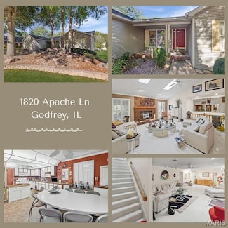 1820 Apache Ln, Godfrey, IL 62035