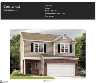 1 Nina Meadows Dr Unit BRV Homesite 1 Crest, Taylors, SC 29687