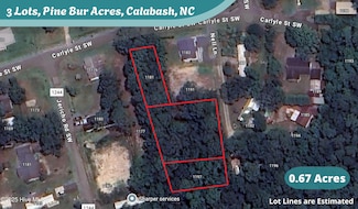 3 Lots Carlyle St SW, Carolina Shor, NC 28467
