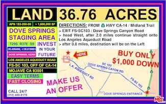 1 Los Angeles Aqueduct, Mojave, CA 93501