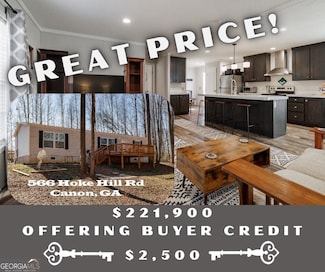 566 Hoke Hill Rd, Canon, GA 30520