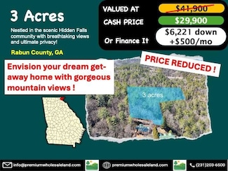 0 Hidden Falls Dr Unit 22901533, Tiger, GA 30576