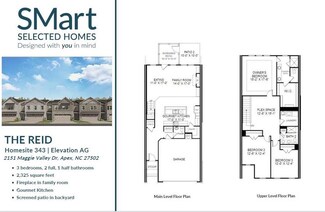2151 Maggie Valley Dr Unit Lot 343-Reid, Apex, NC 27502