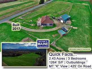 899 Golden Ridge Rd, Sherman, ME 04776