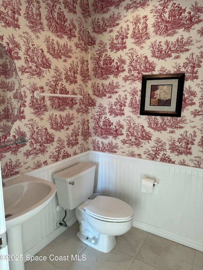 First floor guest powder room