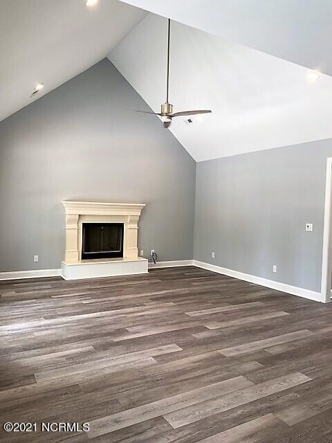 Vaulted Ceiling in Living Room