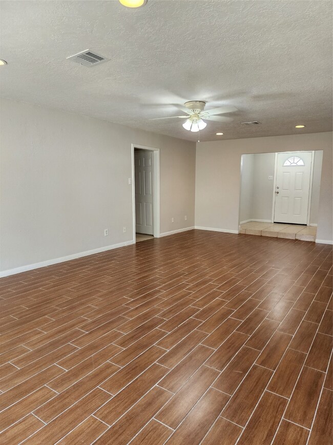 Foyer and living room