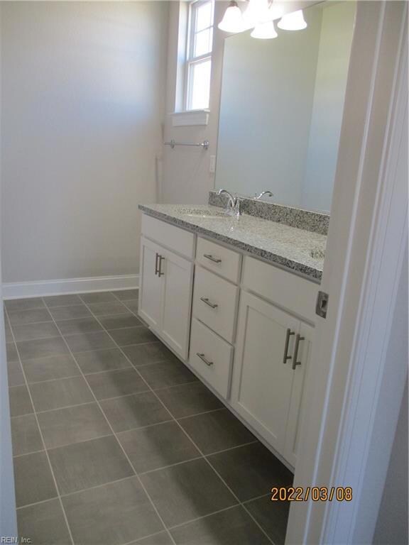 Sample photo of double vanities in main bath