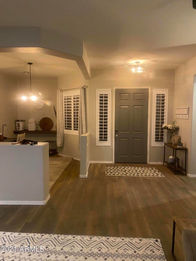 McCoy Front door with Plantation Shutter