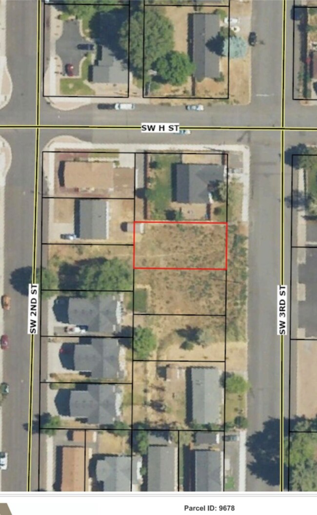 Map View of Lot and Streets