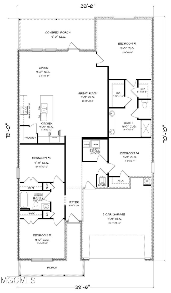 Delray C Floorplan